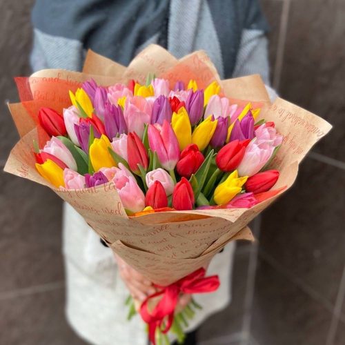 Тюльпан микс 51 штука