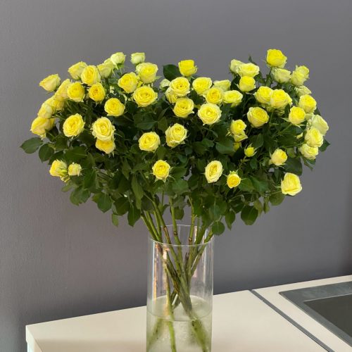 Роза лимонная