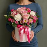 Большие коробки с цветами